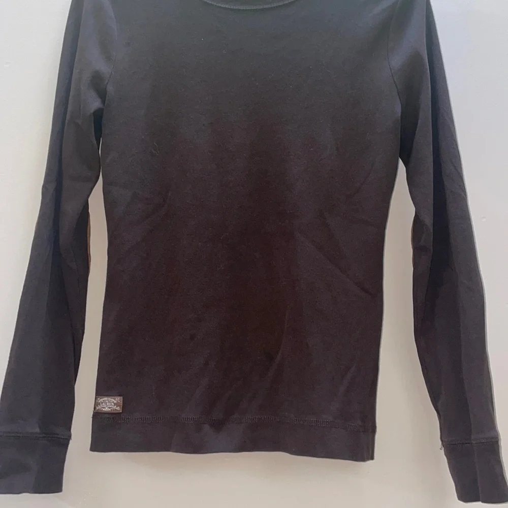 NWOT Lauren Ralph Lauren Neutral Suede Top - Picture 3 of 11